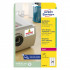 ETIKETE POLIESTER 63,5x33,9mm AVERY ZWECKFORM L6141-20 MAT BELA