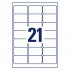 ETIKETE POLIESTER 63,5x38,1mm AVERY ZWECKFORM L7060-20 MAT BELA 20/1