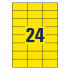 ETIKETE POLIESTER 70x37mm AVERY ZWECKFORM L6131-20 RUMENA
