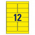 ETIKETE POLIESTER 99,1x42,3mm AVERY ZWECKFORM L6107-20 RUMENA
