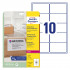 ETIKETE POLIESTER 99,1x57 AWERY ZWECKFORM L7992-25 MAT BELA 