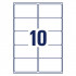 ETIKETE POLIESTER 99,1x57 AWERY ZWECKFORM L7992-25 MAT BELA 