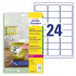 ETIKETE POLIESTER ODLEPLJIVE 63,5x33,9 AVERY ZWECKFORM L4773REV-20 MAT BELA