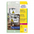 ETIKETE POLIESTER OKROGLE 30mm AVERY ZWECKFORM L4716-20 MAT BELA