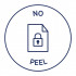 ETIKETE POLIESTER VAROVALNE NOPEEL 63,5x33,9mm AVERY ZWECKFORM L6146-20