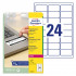 ETIKETE POLIESTER VAROVALNE NOPEEL 63,5x33,9mm AVERY ZWECKFORM L6146-20
