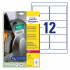 ETIKETE POLIETILEN 99,1x42,3mm AVERY ZWECKFORM L7913-10 MAT BELA