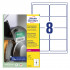 ETIKETE POLIETILEN 99,1x67,7mm AVERY ZWECKFORM L7914-40 MAT BELA