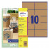 ETIKETE RJAVE ZWECKFORM L7108-25 105x57mm 25/1