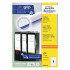 ETIKETE ZA REGISTRATORJE 34x192mm AVERY ZWECKFORM L6060-100 