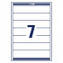 ETIKETE ZA REGISTRATORJE 38x192mm AVERY ZWECKFORM L4760-100 
