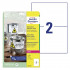 ETIKETE POLIESTER 210x148 AVERY ZWECKFORM L4717-20 MAT BELA