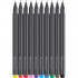 FLOMASTER FINELINER 0,4mm FABER CASTELL GRIP FINEPEN SET 10/1
