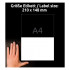 ETIKETE POLIESTER ODLEPLJIVE 210x148mm AVERY ZWECKFORM L4717REV-20 MAT BELA