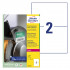 ETIKETE POLIETILEN 210x148 AVERY ZWECKFORM L7916-40 MAT BELA 40/1