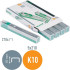 PALIČNE SPONKE LEITZ K10 26/10  ZELENE 5x210 sponk