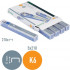 PALIČNE SPONKE LEITZ 5591 K6 26/6 MODRE 5x210 sponk