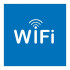 NALEPKA OBMOČJE WIFI 114x114mm APLI 12132