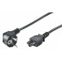 NAPAJALNI KABEL 220V SCHUKO C5 MICROCONNECT PE010810 1m
