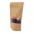 VREČKE ZA ČAJE IN ZELIŠČA Z ZIP ZAPIRANJEM IN OKENCEM 85x50x145 do 100ml/50g  1/100