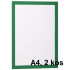 SAMOLEPILNI OKVIRJI ZA LETAKE DURAFRAME 4872 A4 2 kos