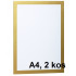 SAMOLEPILNI OKVIRJI ZA LETAKE DURAFRAME 4872 A4 2 kos