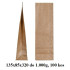 PAPIRNATE VREČKE ZA ČAJE IN ZELIŠČA 135x85x320 do 1.000g NATUR 1/100