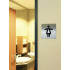TABLICA PIKTOGRAM ŽENSKI WC 150x150mm DURABLE 495623
