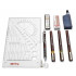 SET ROTRING ISOGRAPH COLLEGE 0,20+0,30+0,50 