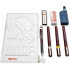 SET ROTRING ISOGRAPH COLLEGE 0,25+0,35+0,50 