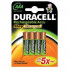 POLNILNE BATERIJE AAA DURACELL RECHARGE HR03 K4 850mAh 4 kos