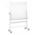 TABLA BELA MAGNETNA SAMOSTOJEČA BI-OFFICE 150x120 cm