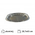 SERVIRNI PLADENJ ZA ŽIVILA SREDNJI 429x288x25mm ALUMINIJ V2-V43 10 kos