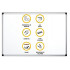 PIŠI BRIŠI BELA MAGNETNA TABLA BI-OFFICE MAYA 90x120cm