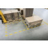 TALNA OZNAKA OBLIKA T 100x150mm DURABLE 10 kos 170004