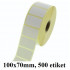 TERMO ETIKETE EKO V ROLI 100x70mm 40mm/127mm 500/1