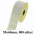 TERMO ETIKETE EKO V ROLI 58x60mm 40mm/104mm 800/1
