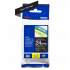 TRAK ZA NALEPKE BROTHER P-TOUCH LAMINIRAN ČRN-BEL 24mm TZe-355
