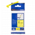 TRAK ZA NALEPKE BROTHER P-TOUCH LAMINIRAN FLEXIBLE RUMEN-ČRN 6mm TZe-FX611