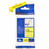 TRAK ZA NALEPKE BROTHER P-TOUCH LAMINIRAN FLEXIBLE RUMEN-ČRN 18mm TZe-FX641