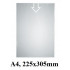 VLOŽNA MAPA PVC U A4 225x305mm 0,11mm