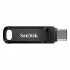 USB KLJUČ MICRO&USB 64Gb SANDISK ULTRA DUAL GO 3,2 SDDDC3-064G-G46 ČRN