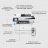 VEČNAMENSKI ČRNO-BELI LASERSKI TISKALNIK HP LaserJet Pro 4102dw 2Z622F#B19