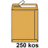 KUVERTA VREČKA B4 250x353 TRAK RUMENA 250/1